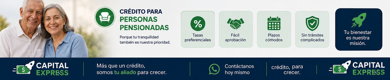 Crédito para personas pensionadas
