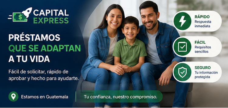 Familia guatemalteca respaldada por Capital Express